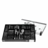 Gense Steel Line Bestik 60 Dele Blank Stål -Nordisk Elegance 5709631059887
