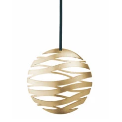 Stelton Tangle Ornament Kugle Stor Messing