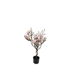 La Vida Kunstigt Magnoliatræ Rosa 90 Cm