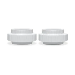 Lyngby Porcelæn Fyrfadsstage 2 Stk Hvid