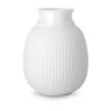 Lyngby Porcelæn Curve Vase 17,5 Cm Hvid