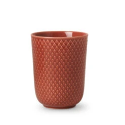 Lyngby Porcelæn Rhombe Color Krus Terracotta 33 Cl
