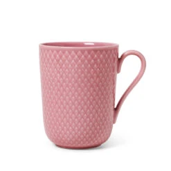 Lyngby Porcelæn Rhombe Color Krus Med Hank Rosa 33 Cl