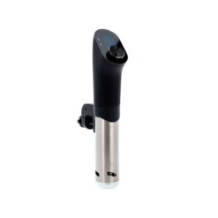 Holm Sous Vide Stick 1200 Watt Sølv/sort + Karklude Strik 3 Stk 25x25 Cm Grå