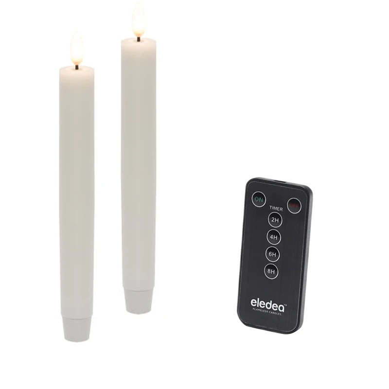 Eledea LED Kronelys 2 Stk. + Fjernbetjening 3 Eledea LED Kronelys 2 Stk. + Fjernbetjening