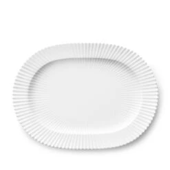 Lyngby Oval Serveringsfad 33 Cm