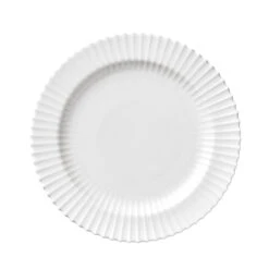 Lyngby Flad Tallerken 20 Cm Hvid