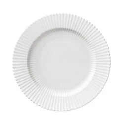 Lyngby Flad Tallerken 27 Cm Hvid