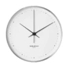 Georg Jensen Henning Koppel Ur 40 Cm Stål/hvid