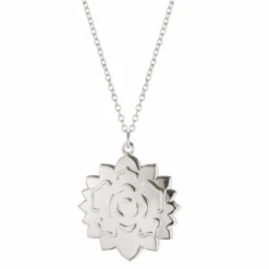 Georg Jensen 2020 Ornament Rosette I Kæde Palaldium