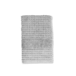 Juna Check Håndklæde Lysegrå 50x100 Cm