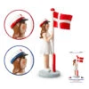 Det Gamle Apotek Student Med Flag Pige 12 Cm -Nordisk Elegance 5713582936685