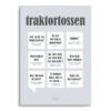 Dialægt Plakat Traktortossen 50x70 Cm -Nordisk Elegance 5713954574996