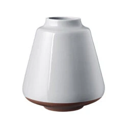 Knabstrup Keramik Anna Vase 18 Cm Lys Grå