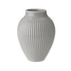 Knabstrup Keramik Knabstrup Vase Lys Grå 12,5 Cm -Nordisk Elegance 5713959013018