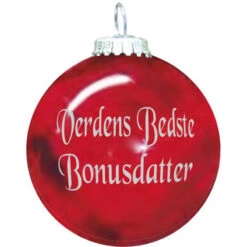 Rolsted Copenhagen Julekugle: Verdens Bedste Bonusdatter