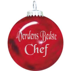 Rolsted Copenhagen Julekugle: Verdens Bedste Chef