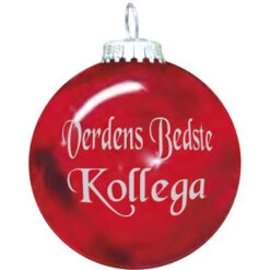 Rolsted Copenhagen Julekugle: Verdens Bedste Kollega