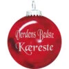 Rolsted Copenhagen Julekugle: Verdens Bedste Kæreste