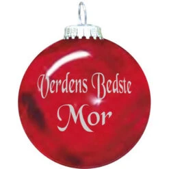 Rolsted Copenhagen Julekugle: Verdens Bedste Mor