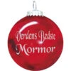 Rolsted Copenhagen Julekugle: Verdens Bedste Mormor