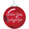 Rolsted Copenhagen Julekugle: Verdens Bedste Svigerfar