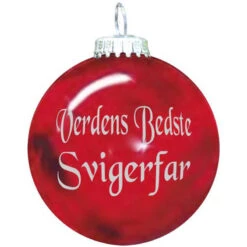 Rolsted Copenhagen Julekugle: Verdens Bedste Svigerfar