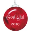 Rolsted Copenhagen Julekugle: God Jul 2019 -Nordisk Elegance 5714085131829