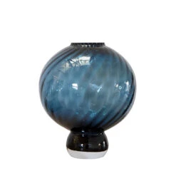 Specktrum Meadow Swirl Glasvase Blue Medium 27 Cm