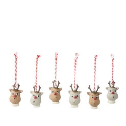 Etly Klarborg Rensdyr Ophæng Rudolf Og Venner