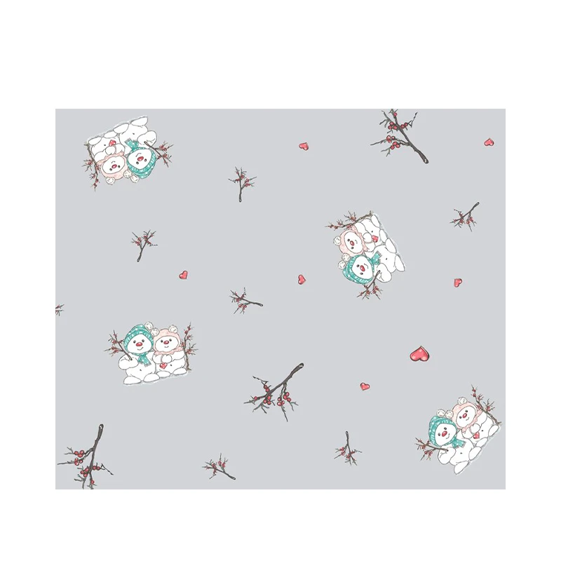 Klarborg Dækkeserviet Snemand 45x38 Cm 3 Klarborg Dækkeserviet Snemand 45x38 Cm