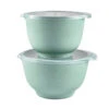 Rosti Margrethe Røreskåle 2+3 Liter Med Låg Pebble Grøn