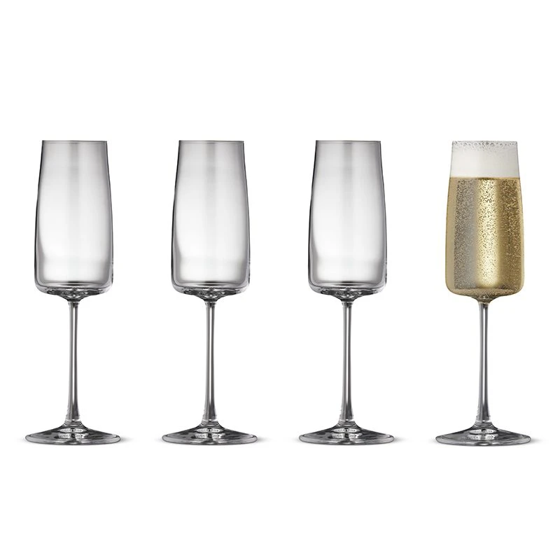 Lyngby Glas Zero Champagneglas 4 Stk. 30 Cl 3 Lyngby Glas Zero Champagneglas 4 Stk. 30 Cl