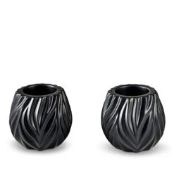 Morsø Flame Fyrfadsstager Sort 2 Stk. 6,8 Cm