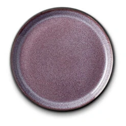 Bitz Gastro Flad Tallerken Sort/lilla 17 Cm