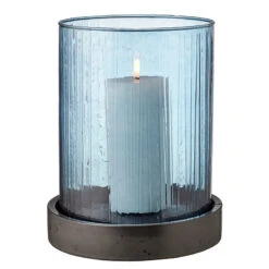 Bitz Hurricane Med LED Lys Blå 24 Cm