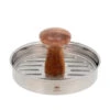 Holm Burgerpresser Stål/akacie 13 X 6 Cm