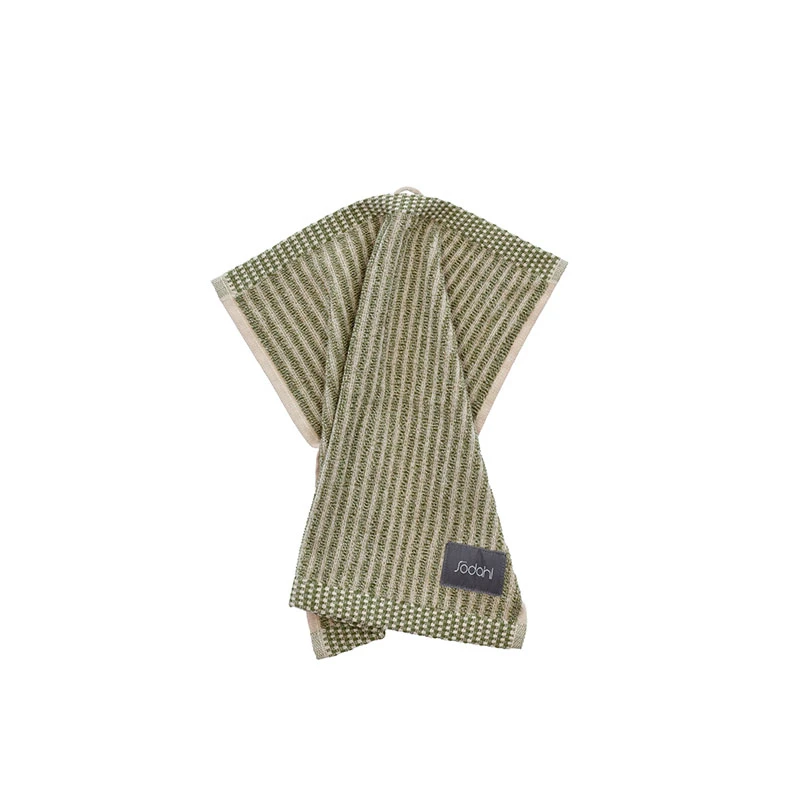 Södahl Organic Vaskeklud Melange Olive 4 Stk. 30x30 Cm 3 Södahl Organic Vaskeklud Melange Olive 4 Stk. 30x30 Cm