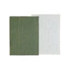 Södahl Line Viskestykke 2 Stk. Olive/white 50x70 Cm -Nordisk Elegance 5722000250968