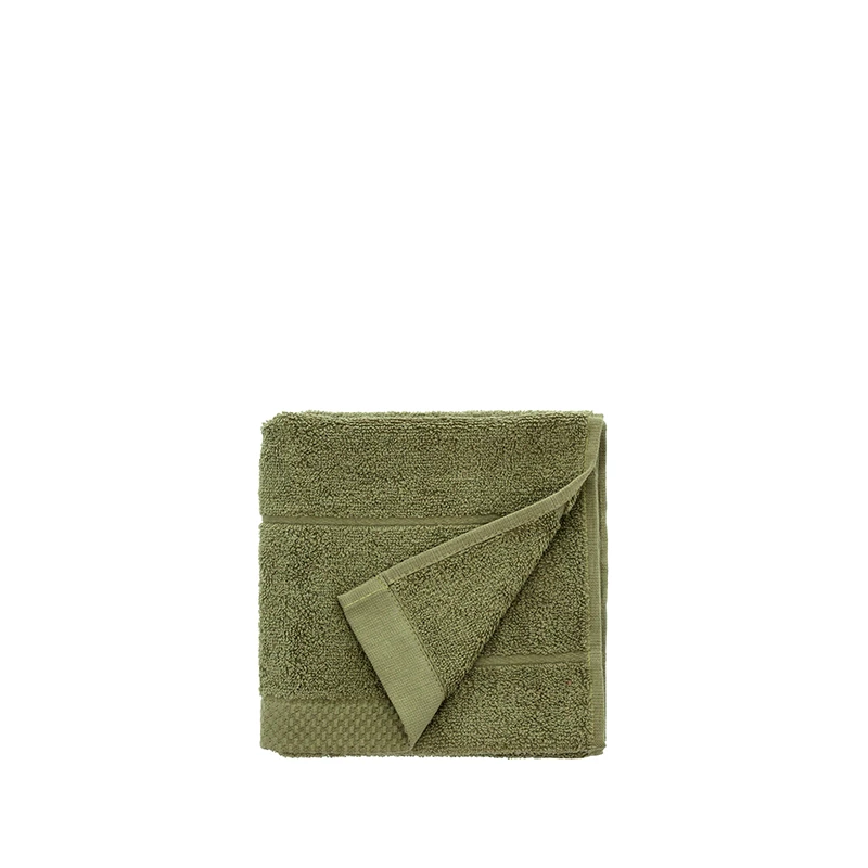 Södahl Line Håndklæde Olive 40x60 Cm 3 Södahl Line Håndklæde Olive 40x60 Cm