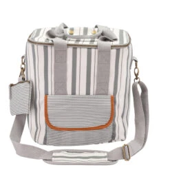 Xplore It Køletaske Stribet Hvid/grå 20,5 Liter