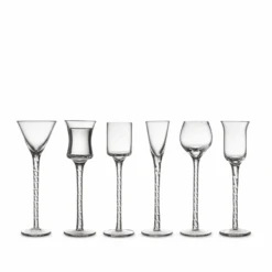 Lyngby Glas Snapseglas 6 Stk. 18 Cm