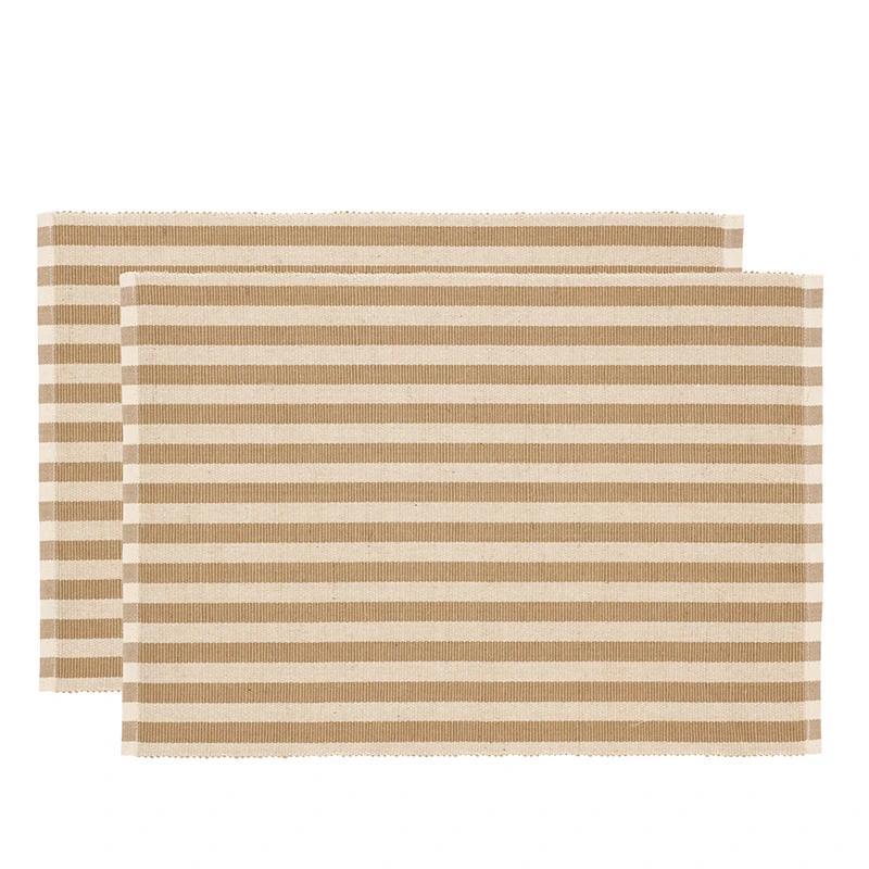 Södahl Statement Stripe Dækkeserviet Beige 2 Stk. 33x48 Cm 3 Södahl Statement Stripe Dækkeserviet Beige 2 Stk. 33x48 Cm