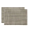 Södahl Statement Stripe Dækkeserviet Ash 2 Stk. 33x48 Cm -Nordisk Elegance 5722000285731