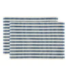 Södahl Statement Stripe Dækkeserviet Blue 2 Stk. 33x48 Cm