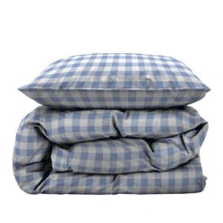 Södahl Gingham Sengesæt Sky Blue 140x200 Cm