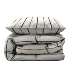 Södahl Stripe Sengesæt White 140x200 Cm