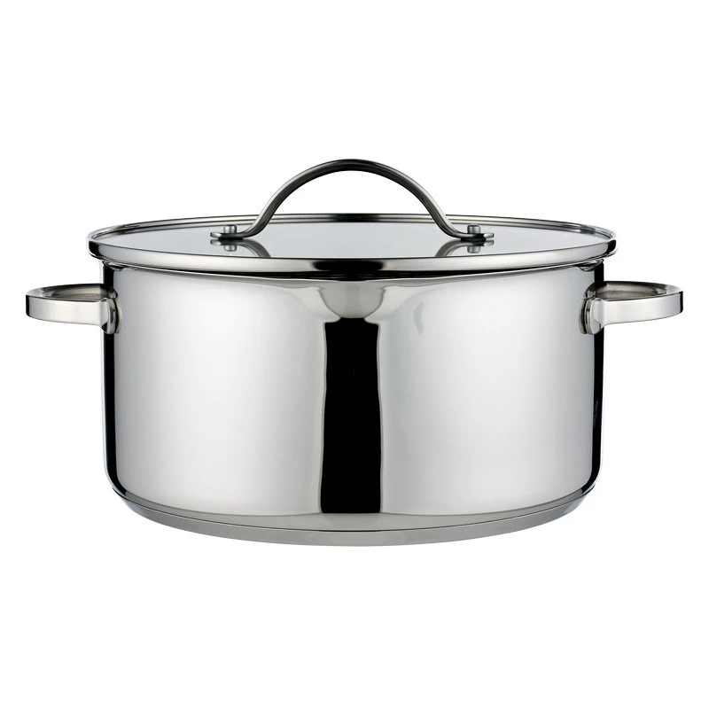 Aldente Gryde Med Låg 5 Liter Uden Belægning 3 Aldente Gryde Med Låg 5 Liter Uden Belægning