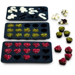 Blomsterbergs Chokoladeform 3 Forme Silikone