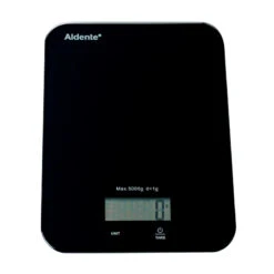 Aldente Køkkenvægt Sort Glas 5 Kg